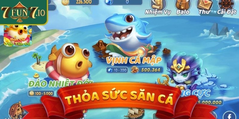 Bắn Cá Cua Vàng 7FUN7 - Nâng Cao Trải Nghiệm Săn Thưởng 2 Phòng nâng cao cho thành viên VIP